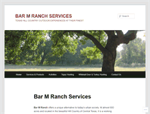 Tablet Screenshot of barmranchservices.com
